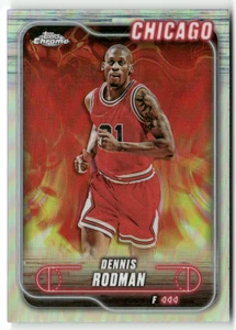 2025 Topps Chrome NBA Basketball No. 95 Dennis Rodman Refractor - Bild 1 von 2