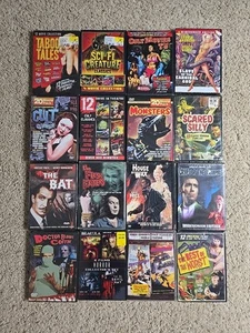 Lot of (16) NEW 50s/ 60s/70s/80s Cult Horror, Cult Classics, Roger Corman Etc. - Picture 1 of 2