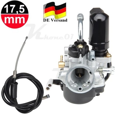 17,5mm Sport Vergaser Kit für Piaggio Sfera NSL TPH NRG Zip Gilera Aprilia 50 - Bild 1 von 4