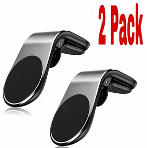 2-PK Magnetic Phone Holder Car Air Vent Mount Magnet Firmly Hold Universal Phone - Zdjęcie 1 z 15