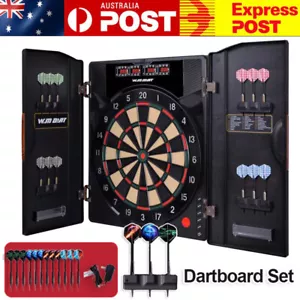 Electronic soft tip dartboard set with 12 darts LED scoring display for Gifts AU - Picture 1 of 7