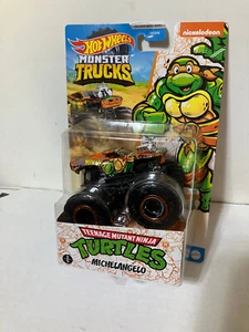 Hot Wheels Monster Trucks Teenage Mutant Ninja Turtles Miguel Ángel 3/5 TMNT - Imagen 1 de 5