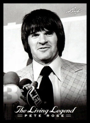 2012 Leaf Living Legend Pete Rose Baseball Card #26 Phillies Reds Expos - Image 1 of 2