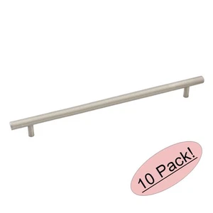 *10 Pack* Cosmas 425-480-H-SS Stainless Steel Euro Style Bar Pull - Picture 1 of 1