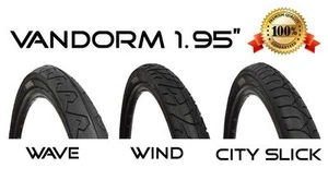 26" x 1.95" VANDORM SLICK Tyres Mountain Bike MTB Fast Rolling Tyre OPTIONS - Picture 1 of 5