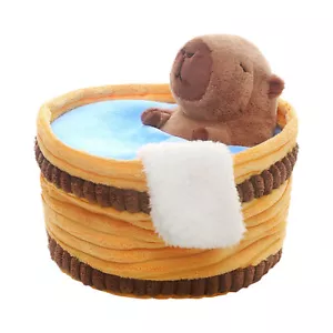 Capybara Plush Adorable 9.84Inch Stuffed Bathing Capybara Cute Animals - Picture 1 of 12