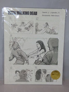 The Walking Dead - Official Storyboard Replica - S9E14 - TWD Supply Drop Excl - Picture 1 of 7
