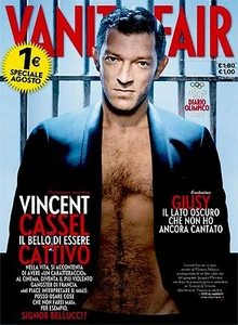 VANITY FAIR n 33 2008=VINCENT CASSEL=GIUSY FERRERI=BEN BARNES=DAKOTA B.RICHARDS - Picture 1 of 1