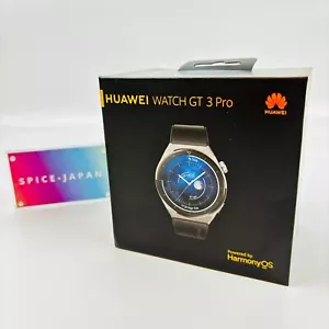 HUAWEI Smart Watch GT3 Pro Active Series Sapphire × Czarny ODN-B19 46mm Bluetooth - Zdjęcie 1 z 12