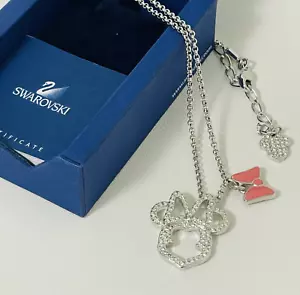 Collar colgante de cristal Swarovski Disney Minnie Mouse 872502 caja certificado - Imagen 1 de 15