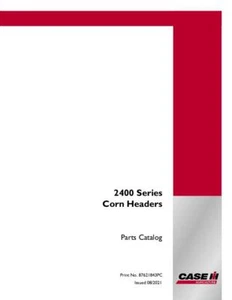 CASE IH 2400 SERIE CORN KOPF TEILEKATALOG - Bild 1 von 1