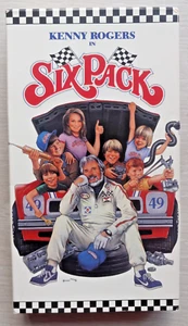 Six Pack VHS Kenny Rogers Diane Lane Fox Video - Picture 1 of 6