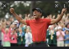 Nike Tiger Woods TW chemise de golf à col vapeur dimanche rouge GRAND 2019 Masters
