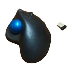 Logitech M570 Wireless Trackball Mouse with USB Receiver - Picture 1 of 4