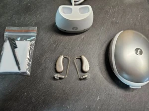 Signia Pure 1 IX Charge&GO RIC hearing aids Wireless App control+Charger - Picture 1 of 1