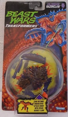 Transformers Vintage Beast Wars Razorclaw Evil Predacon 1996 Crab Kenner Claw Foto 1 de 2