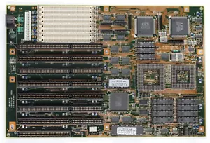 Sockel 1 Mainboard - 80486 - AMERICAN DIGICOM CORPORATION 486M/33 - GETESTET - Bild 1 von 2