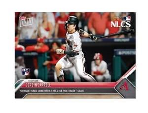2023 Topps Now Corbin Carroll RC Arizona Diamondbacks 3 Hit 2 SB Game #1040