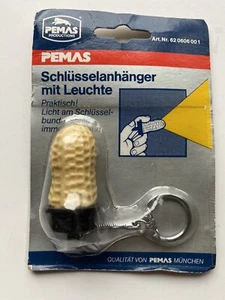 NOS Vintage Pemas - Portachiavi Arachidi Luce Flash - Foto 1 di 2