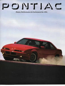 Automobile Brochure 1991 Pontiac Full LIne - Picture 1 of 1