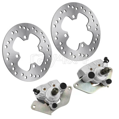 Pinzas de rotor de disco de freno delanteras para Honda Rancher 420 2x4 ES TRX420TE1 TRX420TM1 Foto 1 de 4