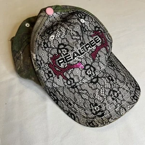 Realtree Camouflage Hat Paramount Outdoors Pink Antlers Baseball Cap Adjustable - Picture 1 of 10