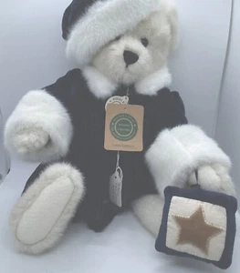 NWT Boyds Bear ALEXIS BERRIMAN 17" White Plush Winter Velvet Gown Hat New - Picture 1 of 8