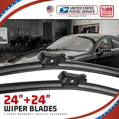 Limpiaparabrisas delantero 24" y 24" para todas las estaciones Mercedes-Benz E550 15-2017 Foto 1 de 4