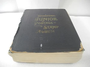 US/WW, 1000s of Stamps mostly hinged in a Scott International Jr(worn, aged, - Picture 1 of 24