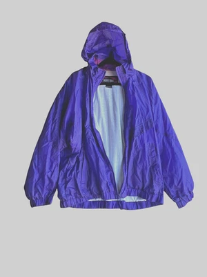 Chaqueta cortavientos para mujer Pacific Trail cremallera completa 100 % nailon púrpura talla grande Foto 1 de 4