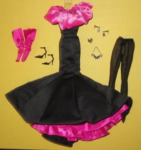 Barbie Moda Modelo Colección Muñeca #2 Original Sirena Vestido y Accesorios - Imagen 1 de 2