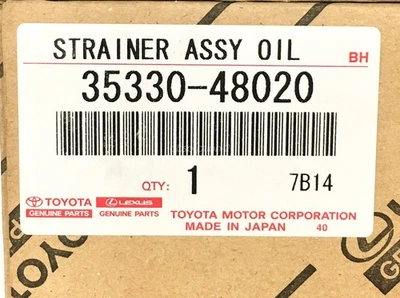 Genuine OEM Toyota Lexus 35330-48020 Automatic Transmission Filter Camry Sienna - Изображение 1 из 3