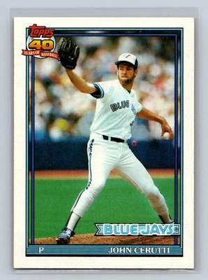 1991 Topps #687a John Cerutti Toronto Blue Jays Baseball Card - Image 1 of 2