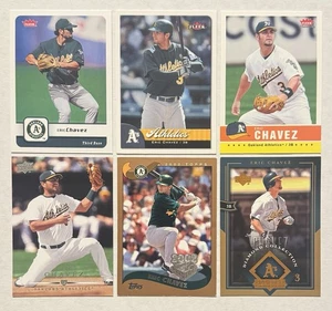 Eric Chavez 6 Card Lot 2002-2008 Oakland Athletics  - Picture 1 of 2