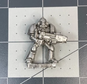 Vintage 40K SPACE MARINE PLASMA GUN Firstborn metal KILL TEAM 1992 GW OOP AZ25 - Bild 1 von 2