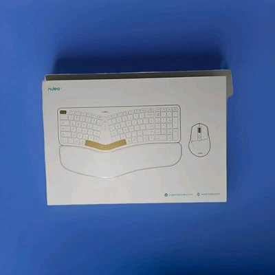 Nulea KM75 Advanced Ergonomic Wireless Keyboard & Mouse Combo Comfortable Grey - Image 1 of 4