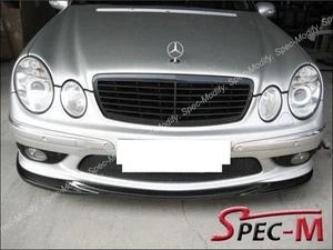 CARBON FIBER GH STYLE FRONT LIP for MERCEDES W211 E55 AMG 2003-2005 ONLY - Bild 1 von 3