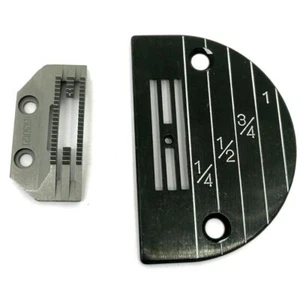 Needle Plate/Feed Dog Set B1613-012-I00+B1109-012-I0B Juki DDL-555-A, 9000, etc. - Picture 1 of 2