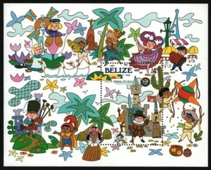 Belice 1985 - Mi-Nr. Block 74 ** - Estampillada sin montar o nunca montada - 30 años Disneyland - Imagen 1 de 1