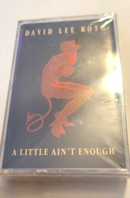 David Lee Roth A Little Ain't Enough Sealed Cassette Rock Tape - Image 1 of 4