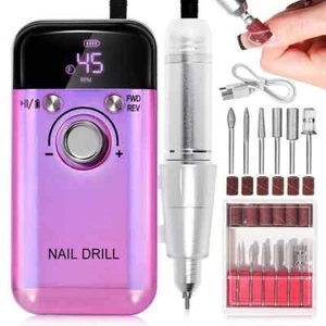 Professional Electric Nail Drill Machine 45000RPM Portable 2024 - Picture 1 of 8