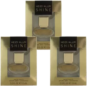 Shine by Heidi Klum für Damen Combo-Pack: EDT Parfümspray 1,5 oz (3x,5 Flaschen) - Bild 1 von 1