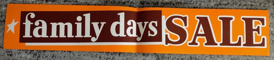 Sales Aisle Poster 1940's Family Days Wizard Department Store Sale Vintage - Image 1 of 4