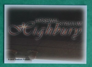1997 FUTERA FANS SELECTION - 9 CARD STADIUM CARD - ARSENAL No 85 - Picture 1 of 1