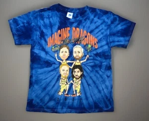 Imagine Dragons Mercury World Tour 2022 Kids Youth S YS 6-8 T Shirt Tie Dye NEW - Picture 1 of 6