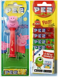 Dispensador PEZ PEPPA PIG con un paquete de 8 dulces paquete elige el sabor - Imagen 1 de 14