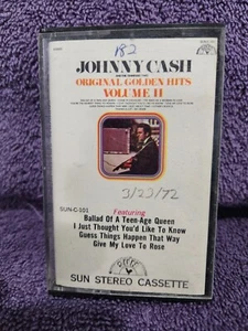 JOHNNY CASH And The Tennessee Two ORIGINAL GOLDEN HITS Volume II audio Cassette - Picture 1 of 6