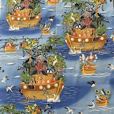 Ark For Birds S#J7005 Rennie Ray Marquez Hoffman California Fabric 1yd 25in - Image 1 of 4