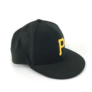 Pittsburg Piraten eng anliegende Mütze 7 5/8 schwarz New Era 58fifty On-Field Baseball Cap - Bild 1 von 10