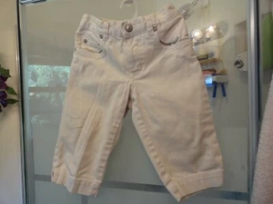 Girls Ecru Old Navy Cotton Stretch Capri Pants - SZ 5 - Picture 1 of 7